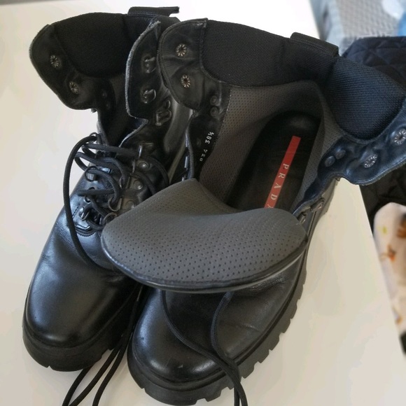Prada Black Vibram boots - Picture 6 of 9